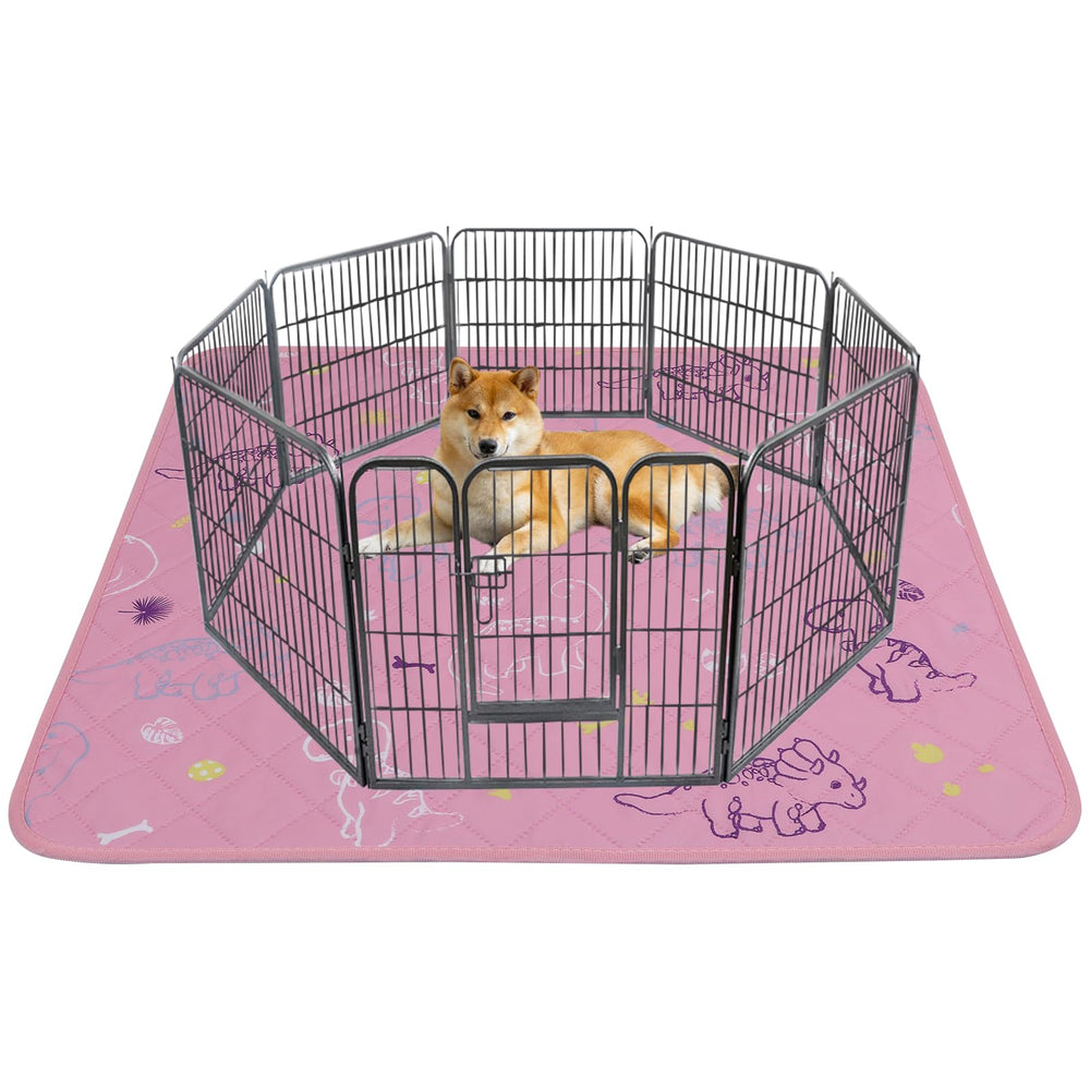 IEUUMLER almohadilla lavable con diseño dinosaurio rosa, ideal para entrenamiento