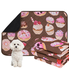 IEUUMLER almohadilla lavable para perros con patrón pastel, ideal para entrenamiento y descanso.