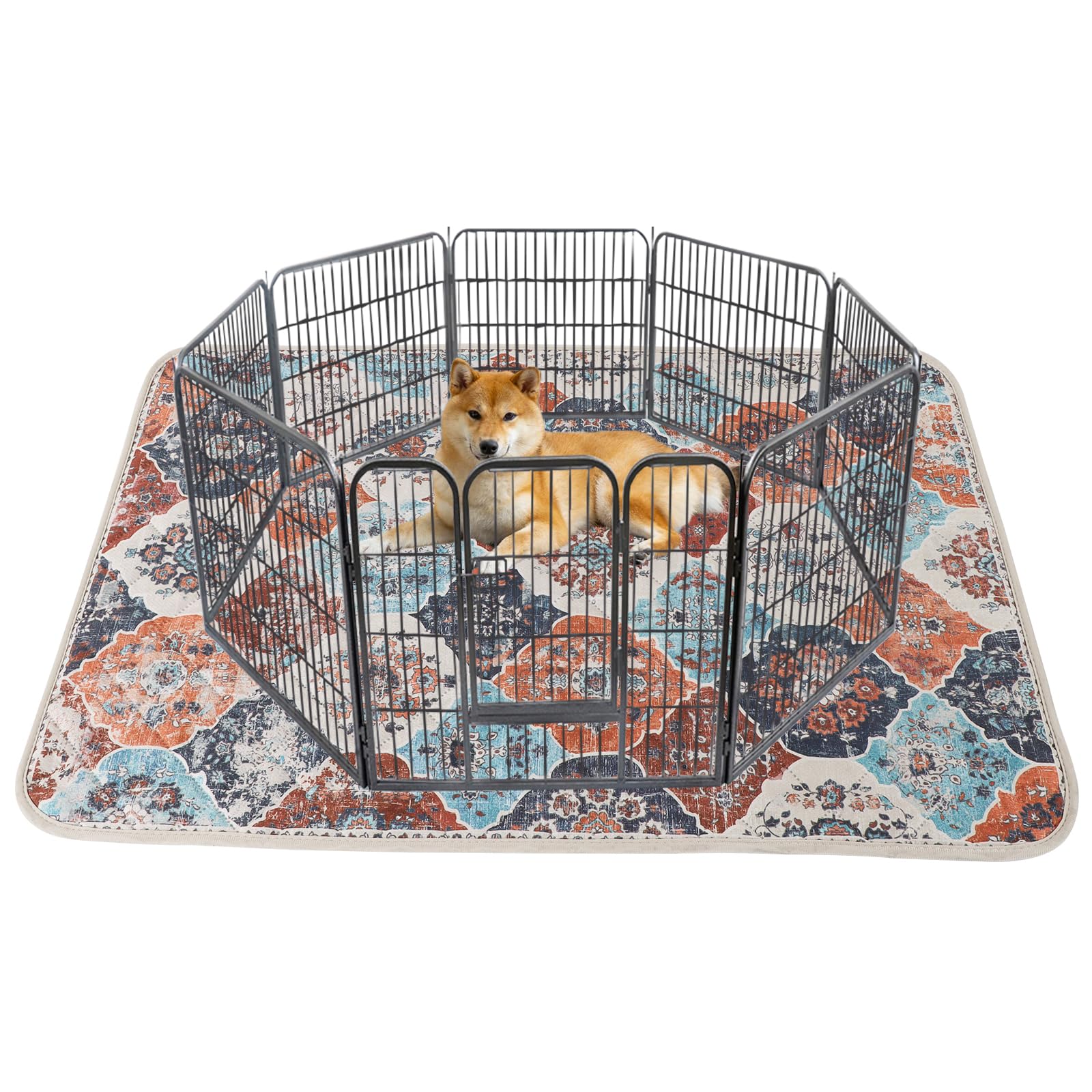 IEUUMLER almohadilla lavable para perros 48x48, absorbente y antideslizante para entrenamiento.
