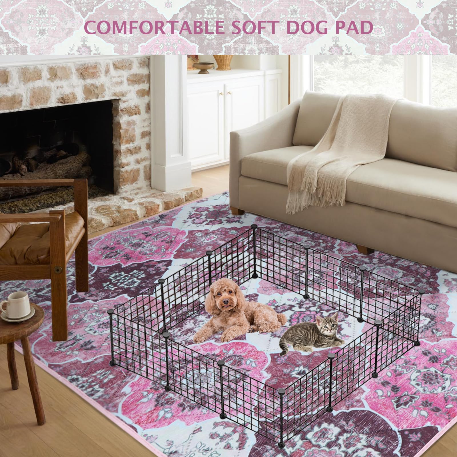 IEUUMLER almohadillas lavables para perros, protegen el suelo y son fáciles de lavar