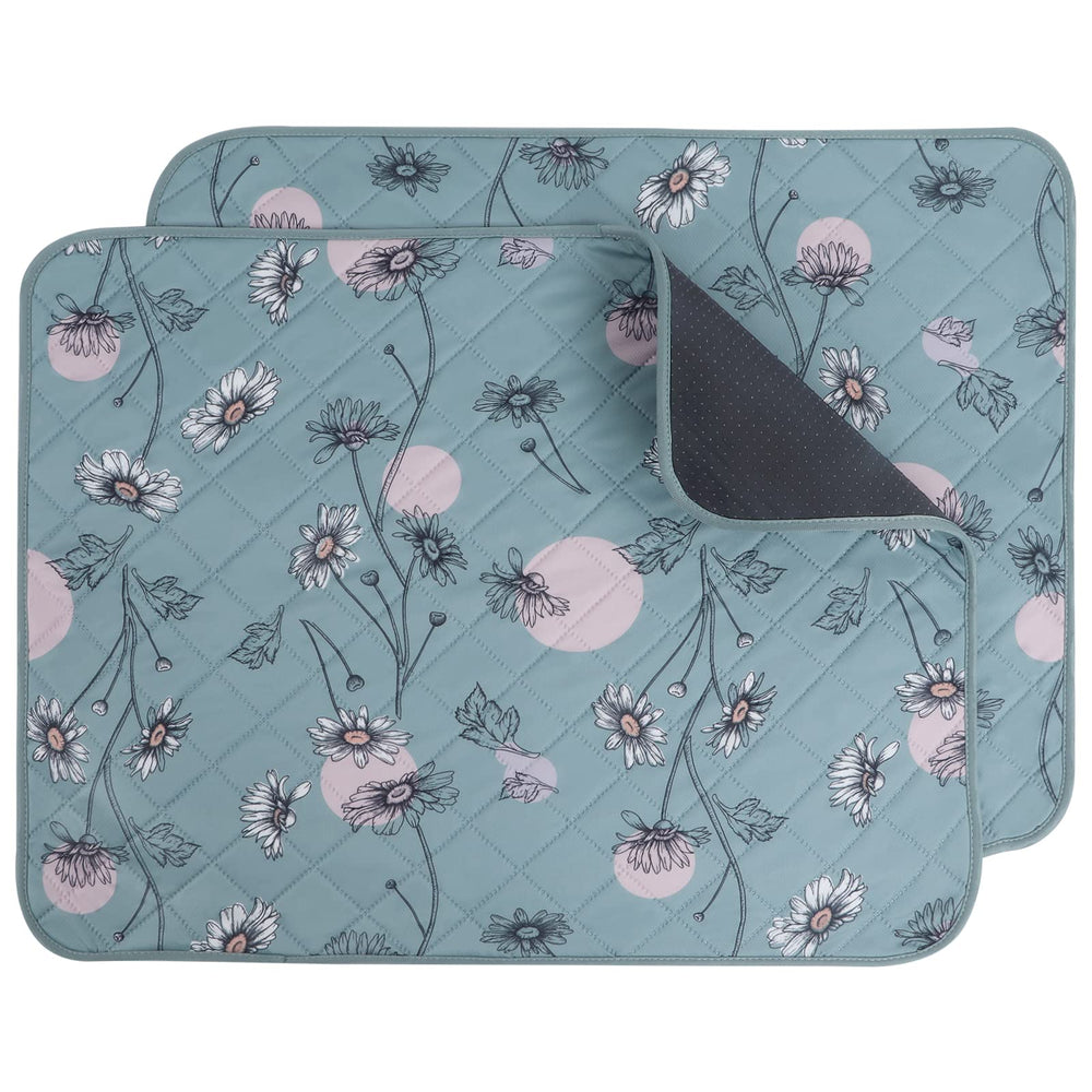 IEUUMLER almohadillas lavables para perros Daisy verde 30x20, útiles para entrenamiento.