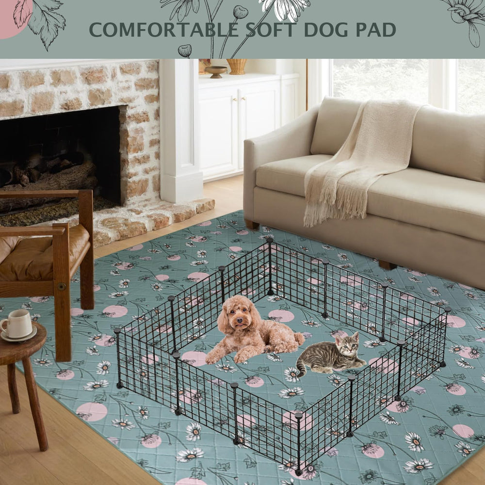 IEUUMLER tapete de gran tamaño para perros grandes, 63x63 cm, versátil.