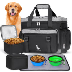IGOLUMON bolsa de viaje para perro con capacidad de 25L, ideal para organizar suministros en viajes.