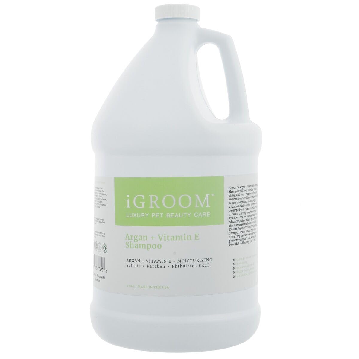 iGroom Argán y Vitamina E champú para perros, mejora brillo y suavidad del pelaje en cada lavado