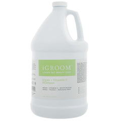 iGroom Argán y Vitamina E champú para perros, mejora brillo y suavidad del pelaje en cada lavado