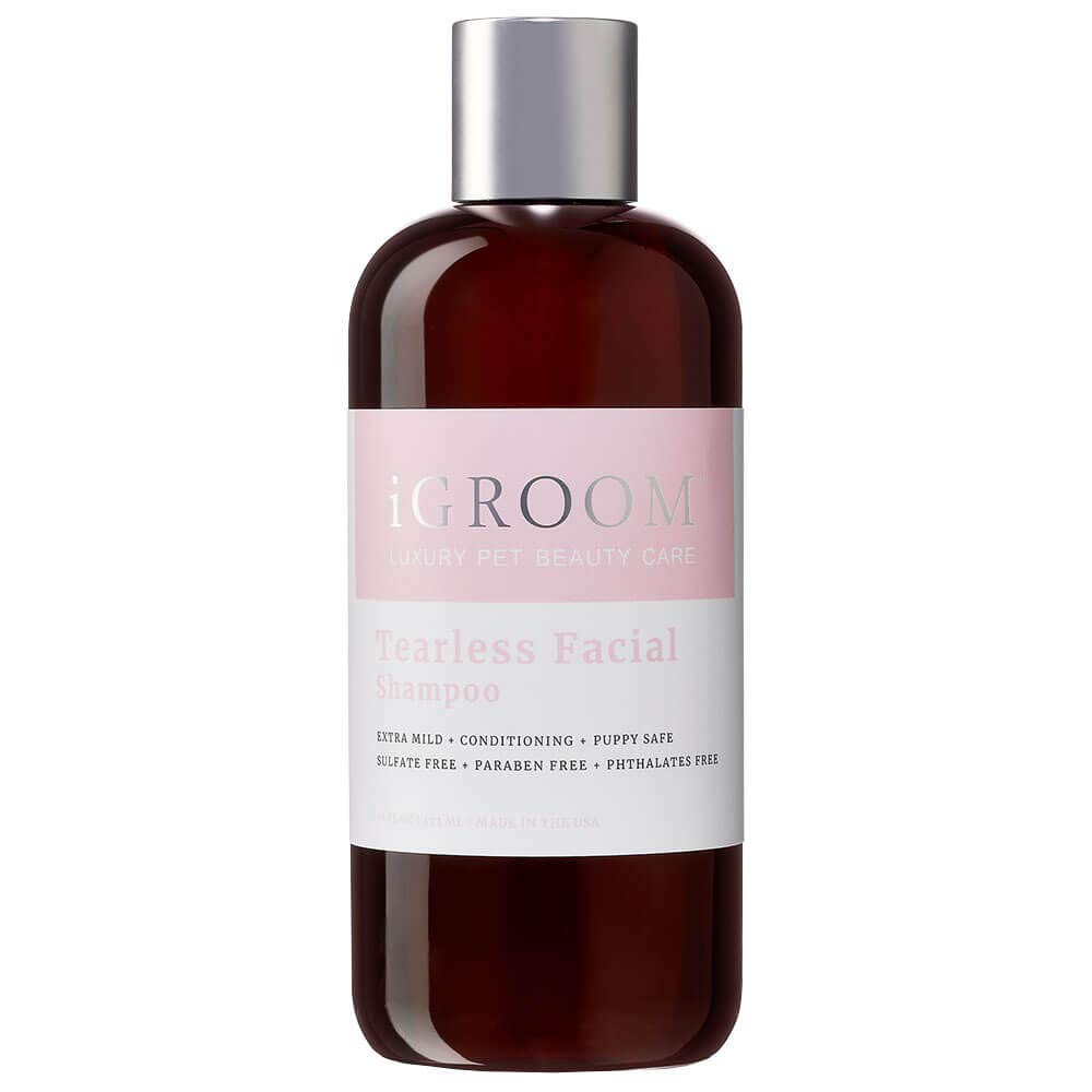 iGroom lavado facial sin lágrimas para perros, cuida la piel y evita irritaciones oculares