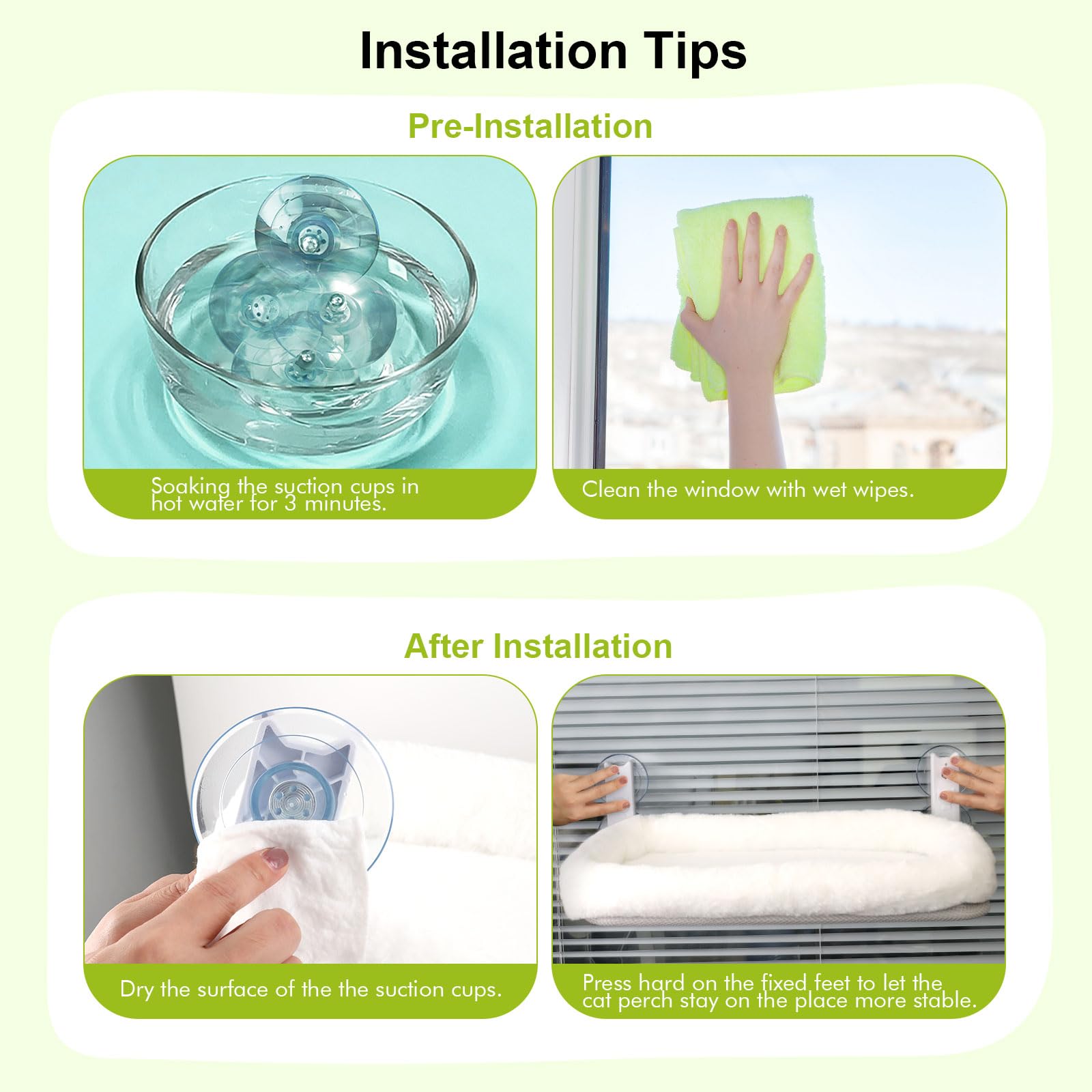 IHMIHM percha de ventana 360° para tomar el sol y observar desde casa.