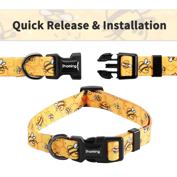Ihoming collar ajustable para cachorro, talla de 6.75 a 10 pulgadas.