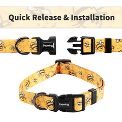 Ihoming collar ajustable para cachorro, talla de 6.75 a 10 pulgadas.