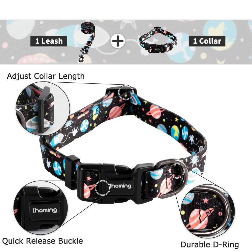 Ihoming collar cachorro con hebilla de liberación rápida para ponértelo fácilmente.