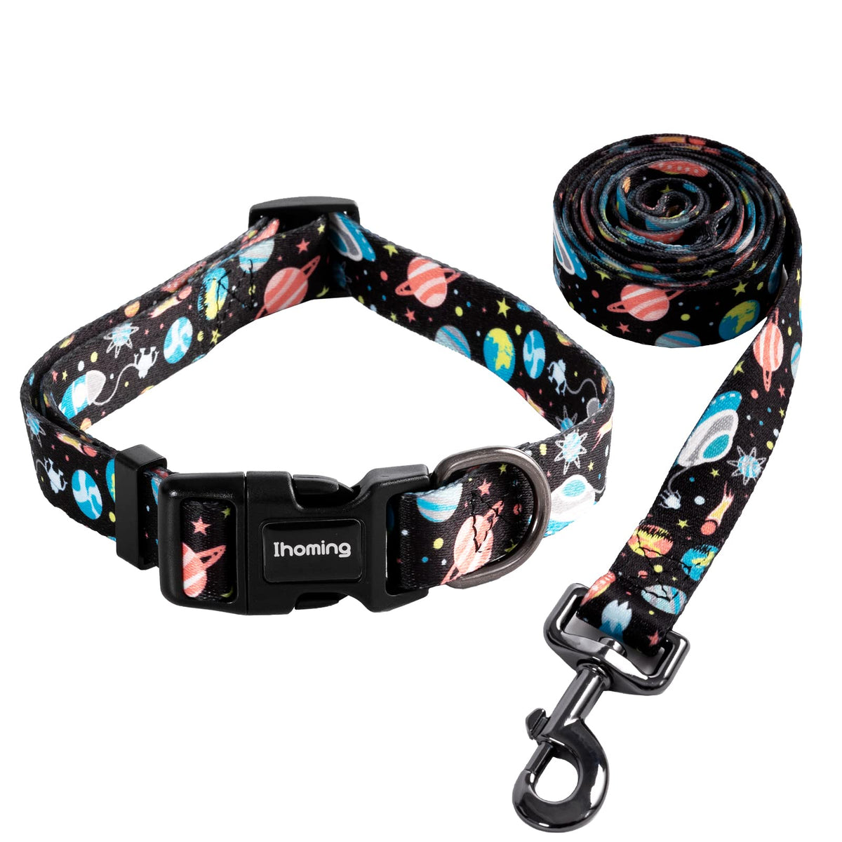 Ihoming collar y correa con diseño de patrón único para localizar a tu mascota.