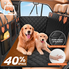 IJVAE Funda impermeable para asiento trasero, protege la tapicería contra pelos y manchas.