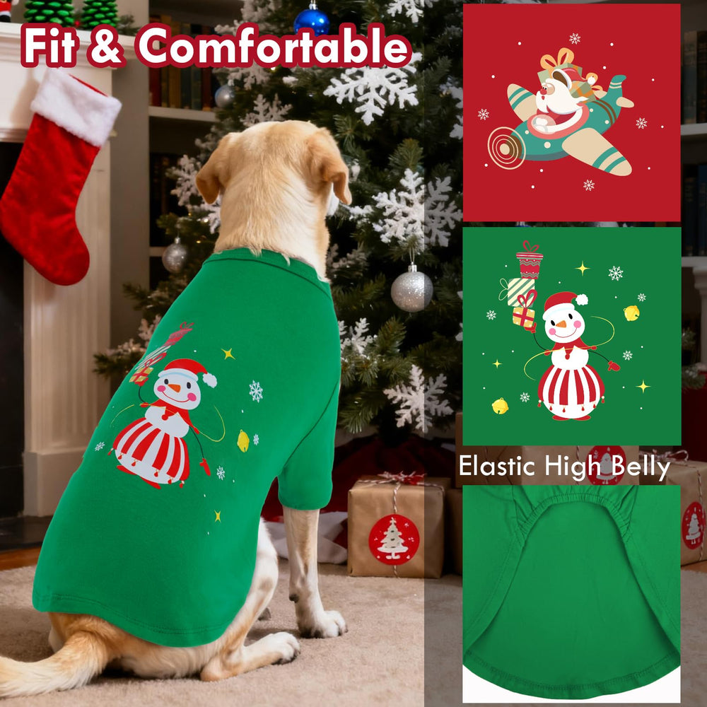 IKIPUKO camiseta para perro tejido algodón spandex, movilidad flexible