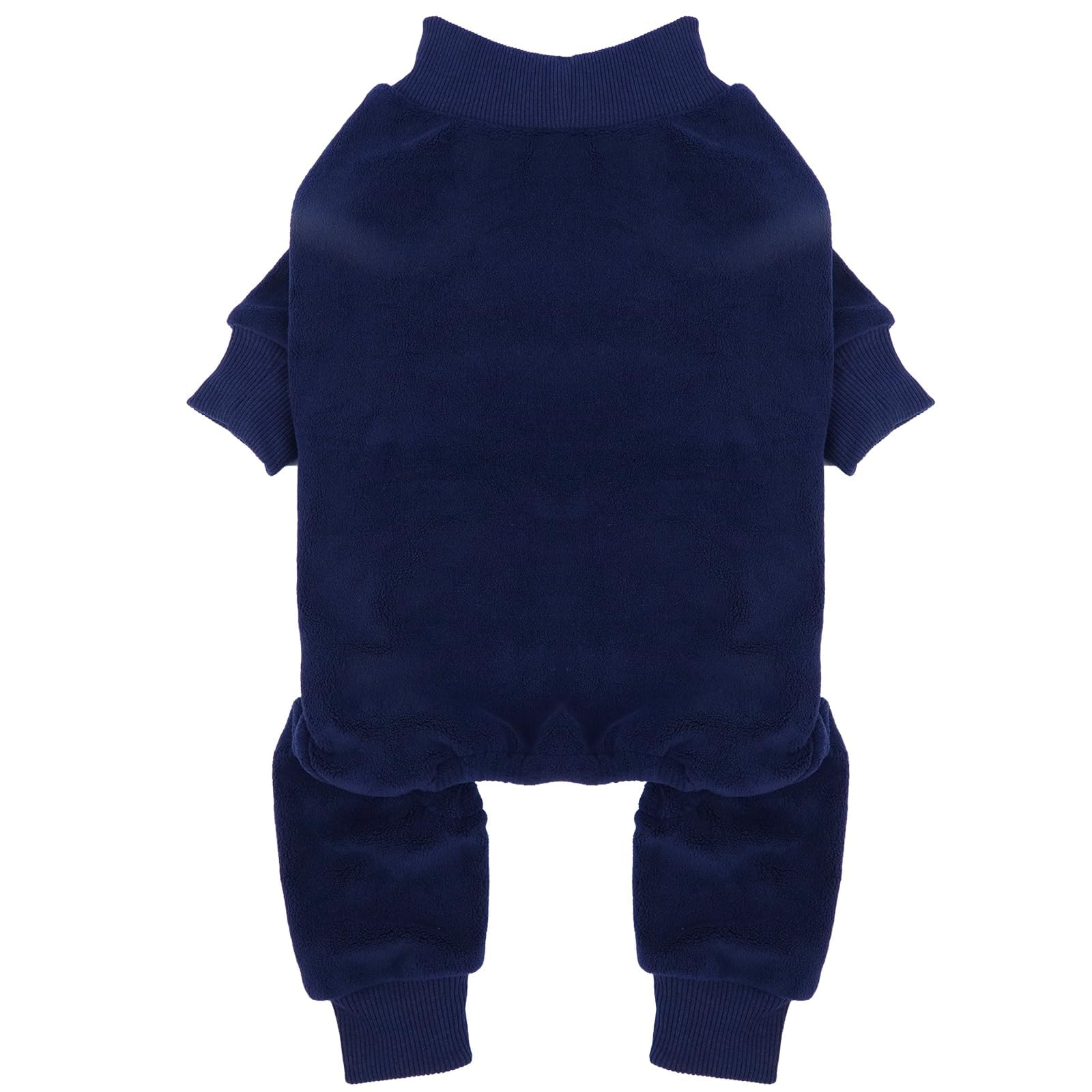 IKIPUKO pijama para perro grande, dorso rosa, suave y cómodo para dormir.