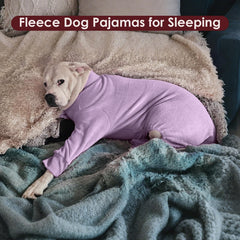 IKIPUKO pijama perro grande, elasticidad de barriga: ajuste seguro.