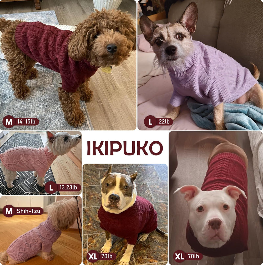 IKIPUKO sudadera para perro en varias tallas para ajuste cómodo