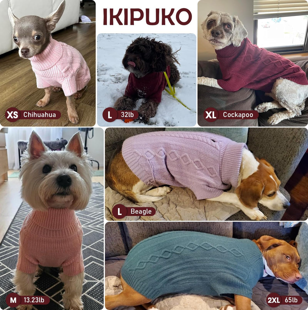 IKIPUKO suéter de invierno para pitbull y boxer, talla 2XL
