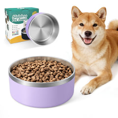 IKITCHEN tazón perro 40oz aislado: mantiene comida y agua a temperatura estable.