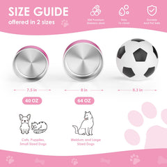 ikitchen tazón-para-perro con base antideslizante evita derrames en casa.