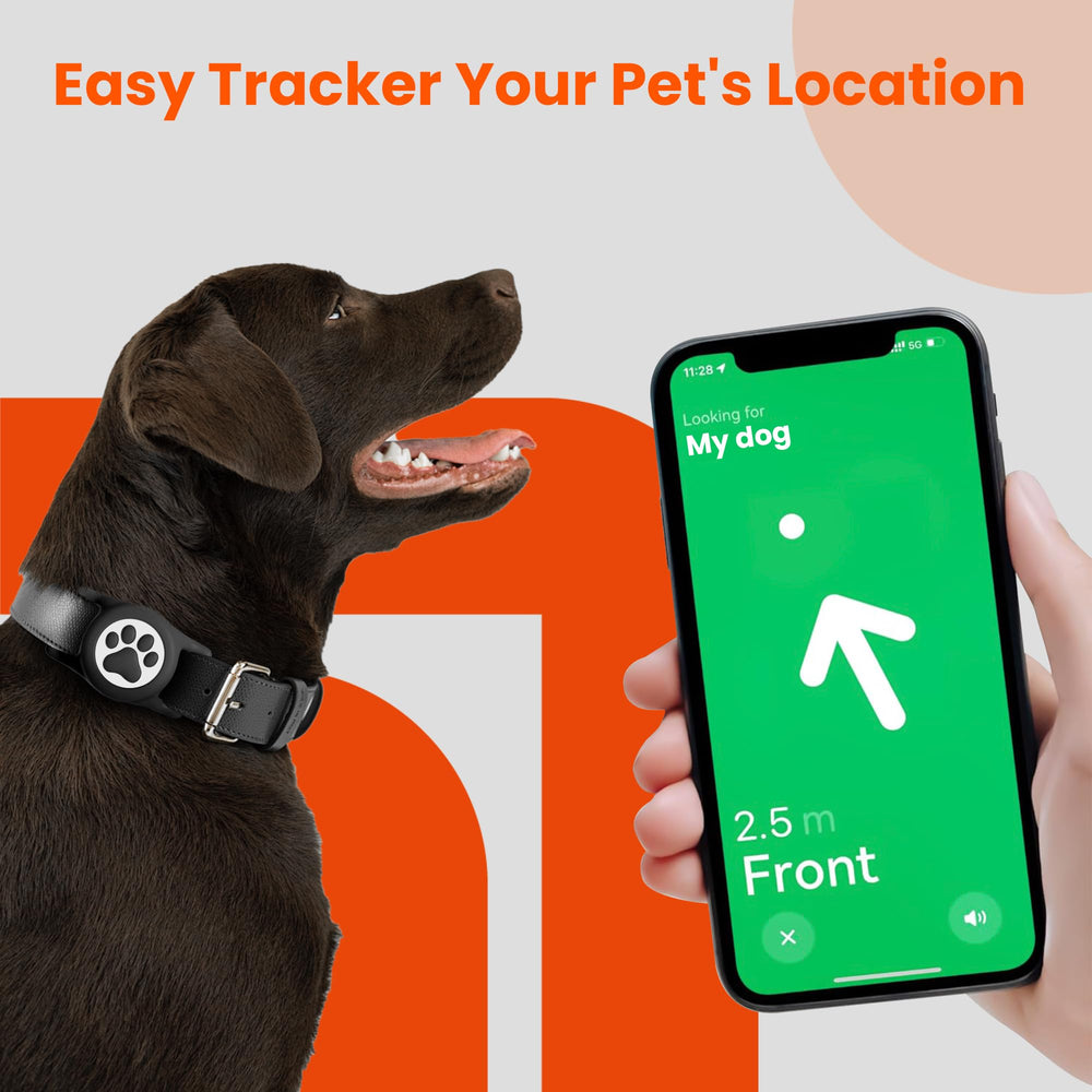 ilfindyou proteccion-360 airtag collar perro mantiene rastreo estable