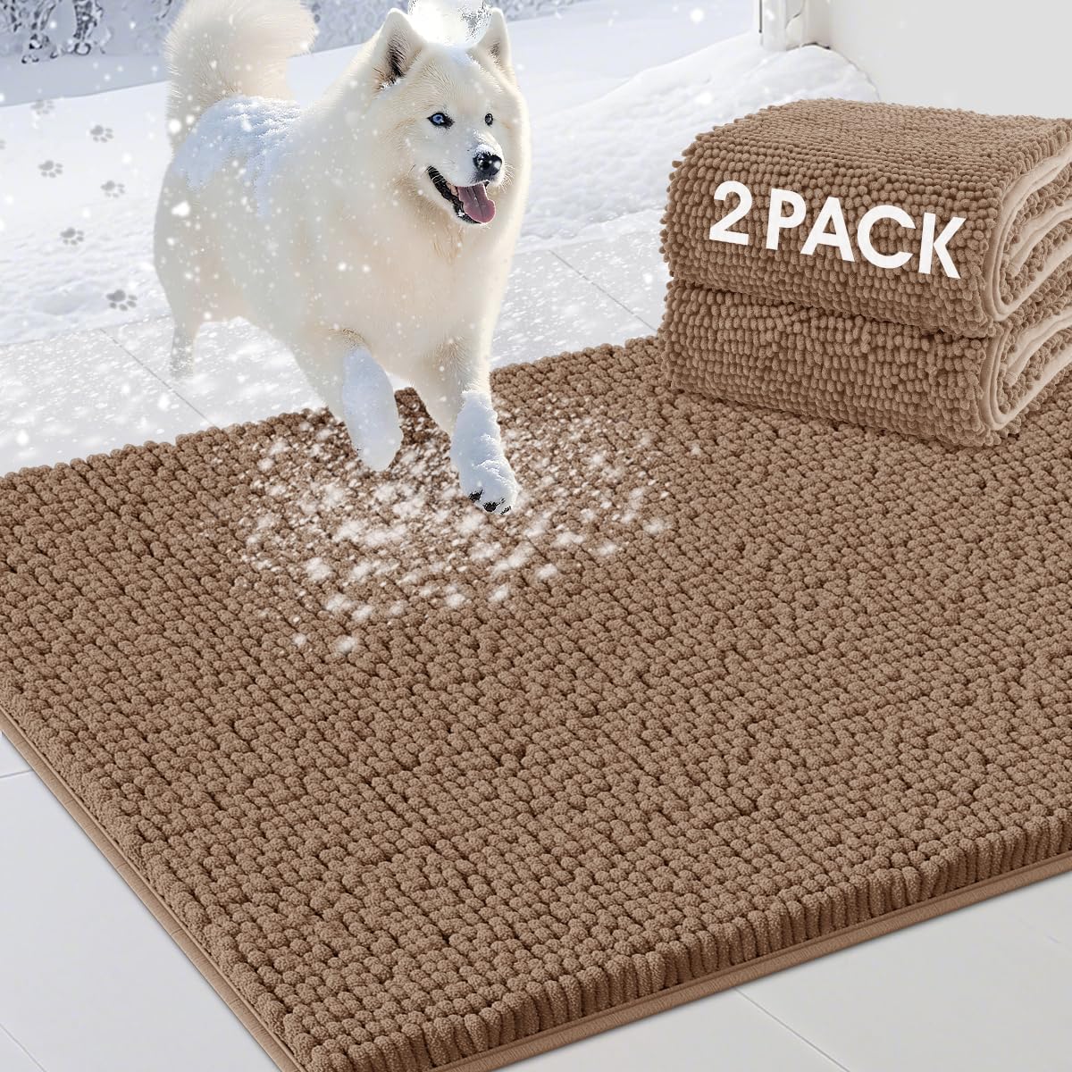 IM HOME alfombra de entrada para perros, 30x20 cm, antideslizante y útil para superficies limpias