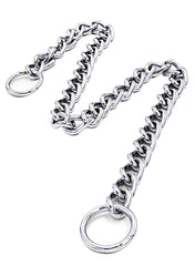 Freezx Dog Choke Collar Slip P Chain,Heavy Duty Metal Training Choke Collars, Adjustable Weather Proof Alloy Steel Chains for Small Medium Large Dogs (XL, Diameter-4mm)