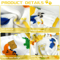 XPUDAC Dog Pajamas Fleece Dog Sweaters for Small Medium Dogs Girl Boy Soft Warm Pet Clothes for Doggie Winter Christmas(X-Large)
