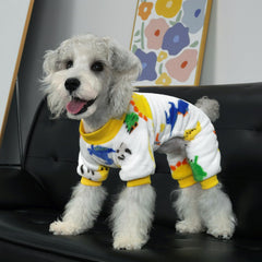 XPUDAC Dog Pajamas Fleece Dog Sweaters for Small Medium Dogs Girl Boy Soft Warm Pet Clothes for Doggie Winter Christmas(X-Large)
