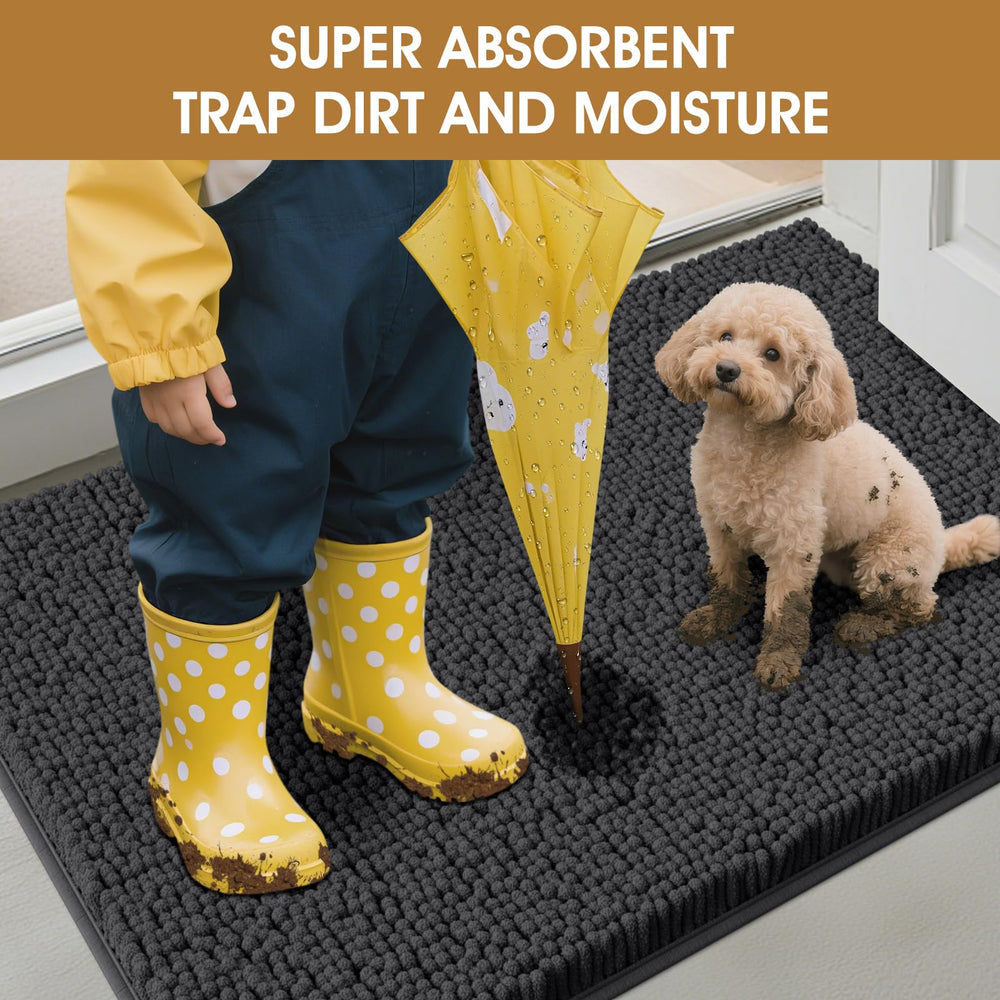 IM HOME alfombra-trampa-suciedad-humedad-para-perros, mantiene suelos limpios.