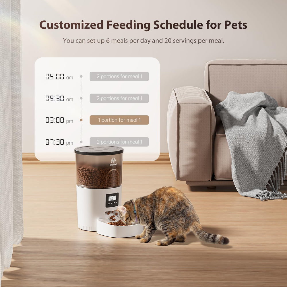 IMIPAW alimentador automático lateral, diseño compacto para espacios limitados.