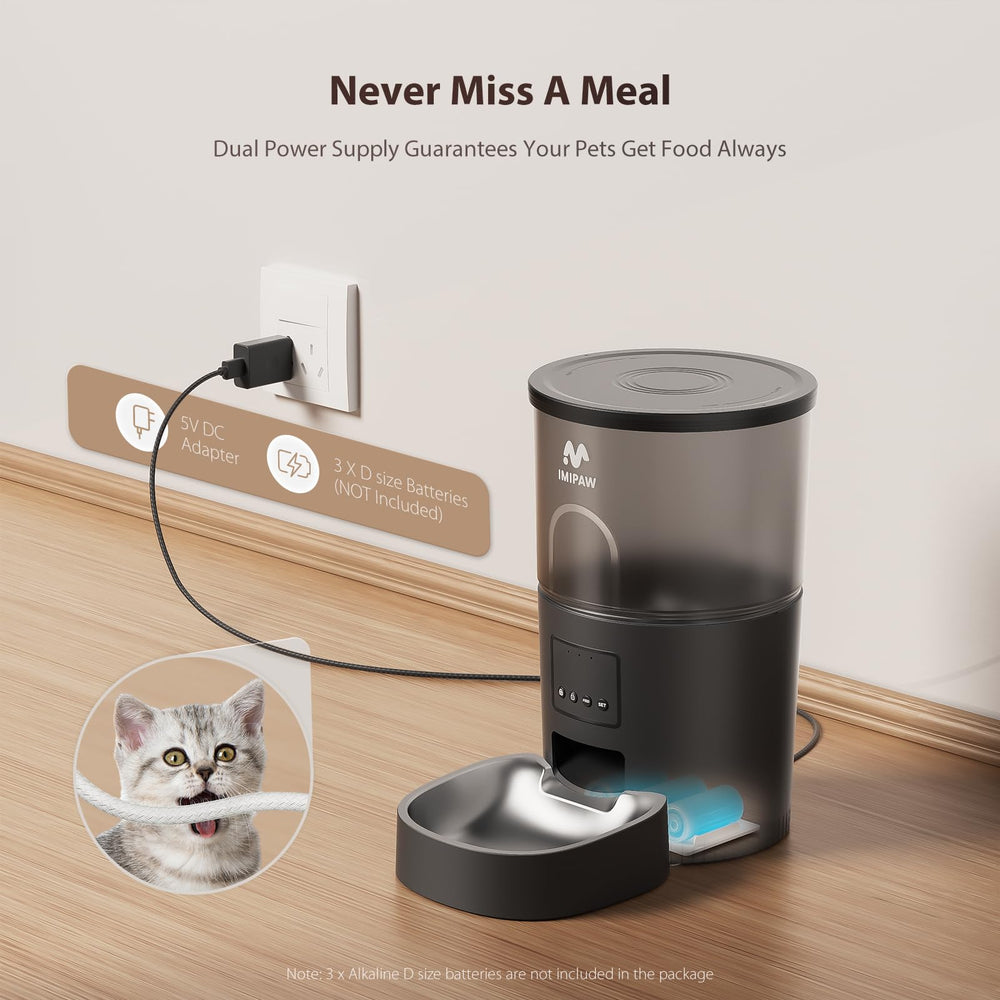 IMIPAW control desde la aplicación para gestionar comidas programadas