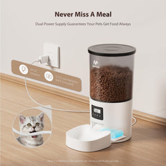 IMIPAW programación de 6 comidas diarias para un horario estable de alimentación.