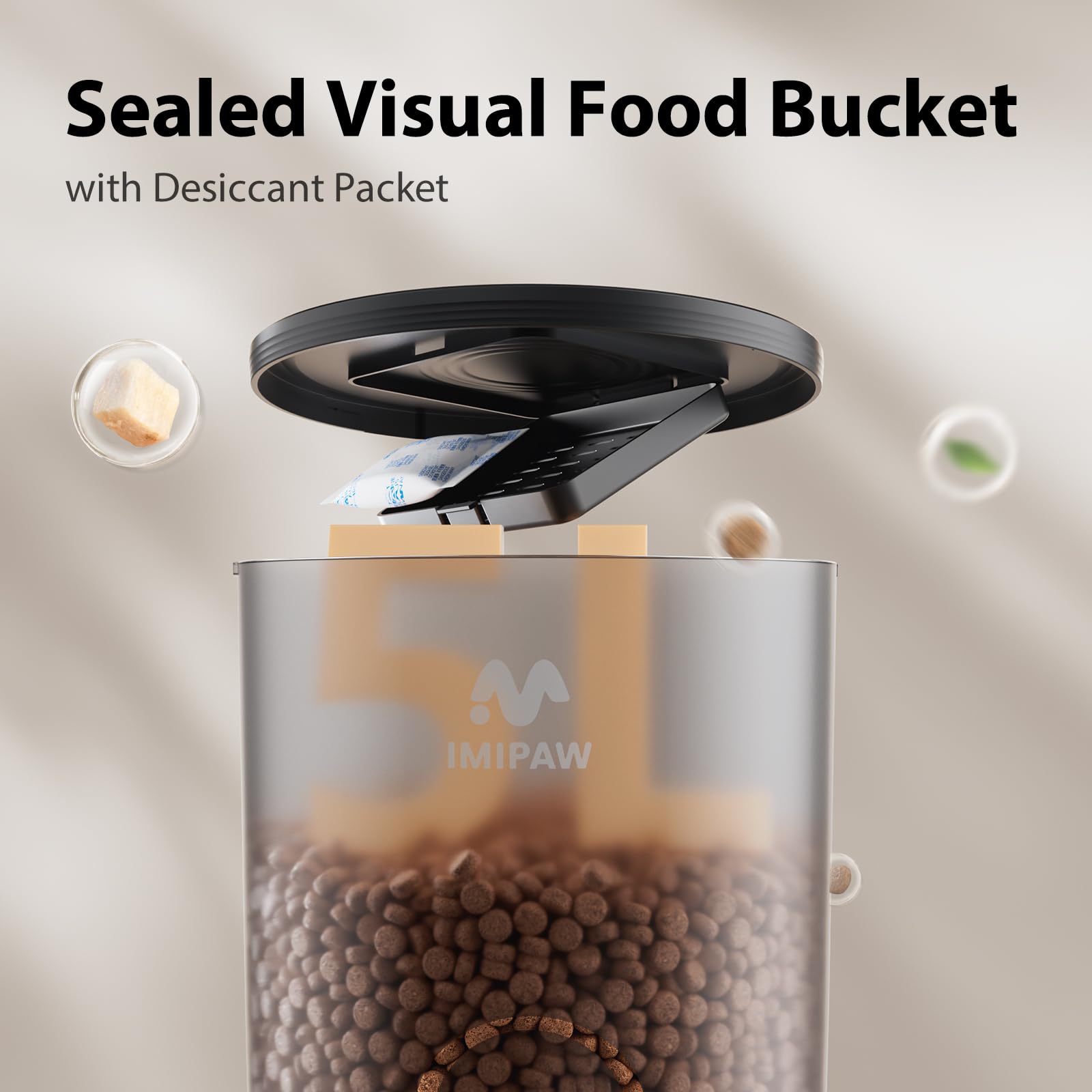 IMIPAW voz personalizada y recordatorio de comida para tu mascota