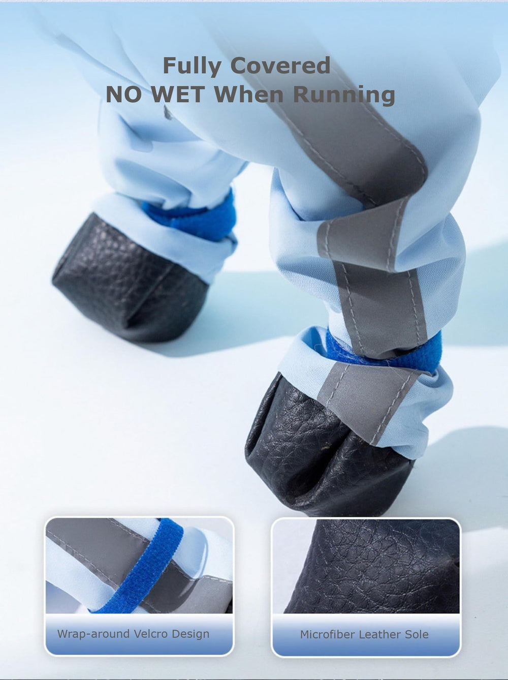 Impermeable para perros con ventilación interior para mayor comodidad.