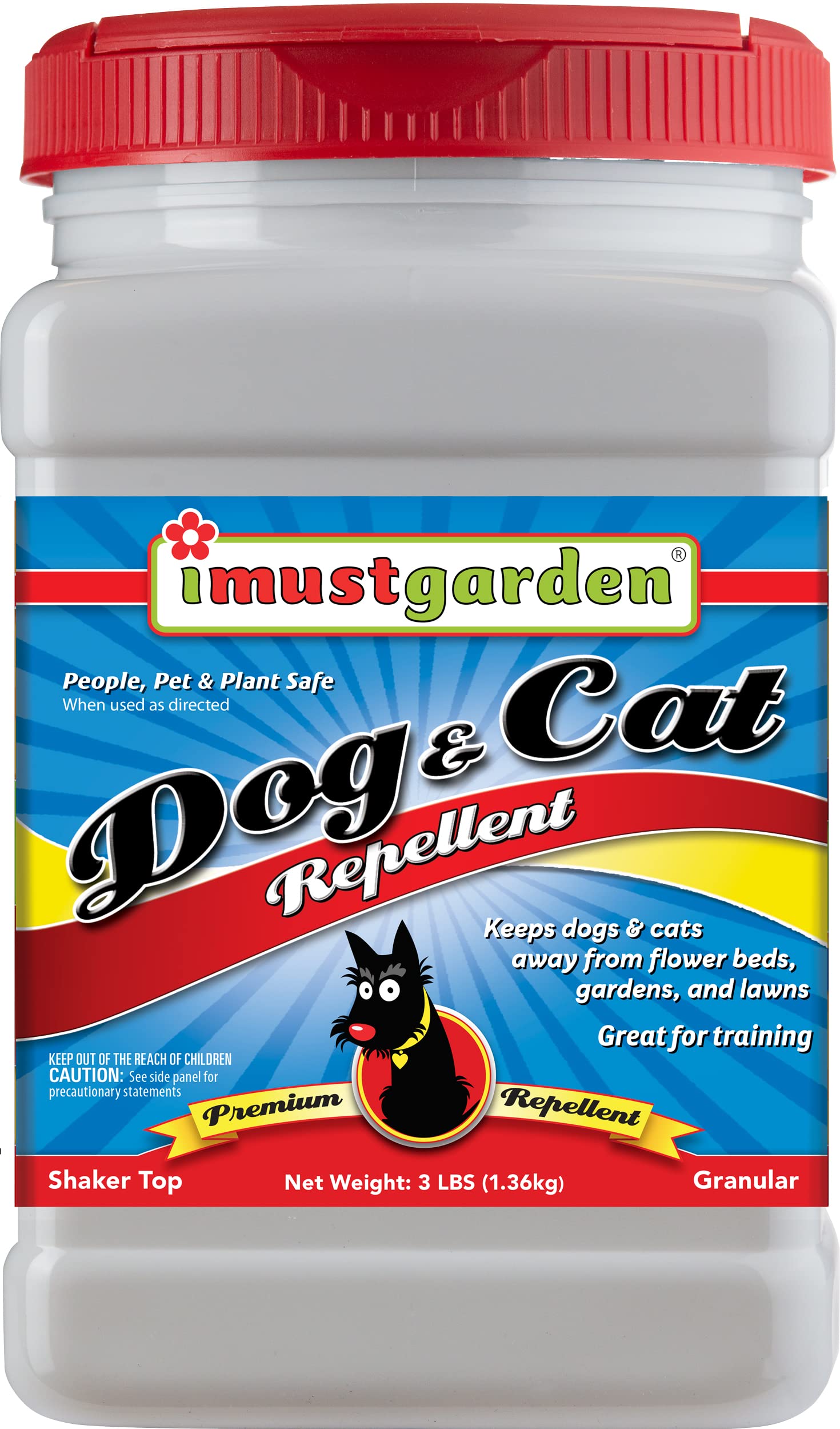 IMUSTGARDEN repelente para perros y gatos, granulado, ideal para exteriores