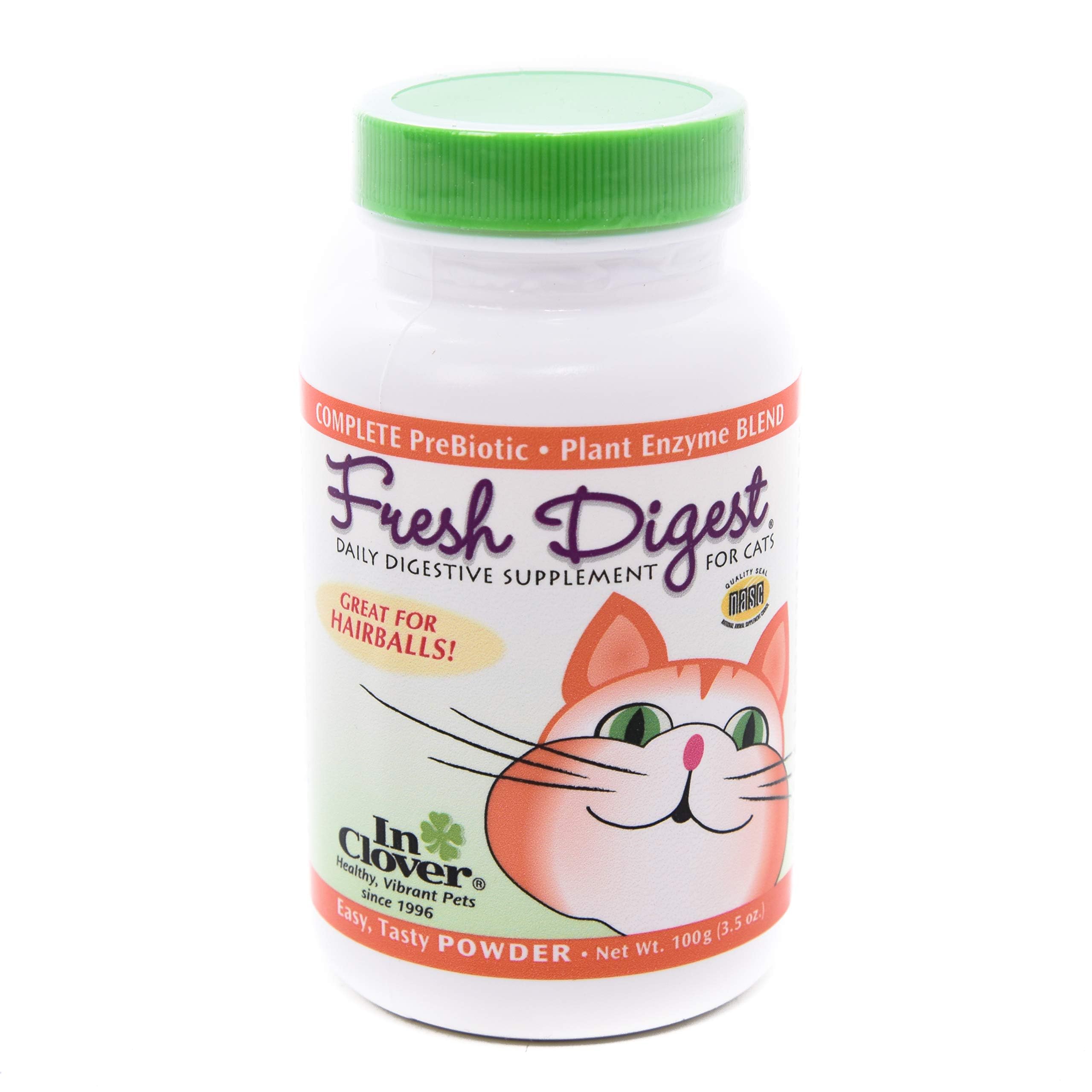 In Clover Fresh Digest polvo digestivo para gatos, apoyo diario para una digestión equilibrada.