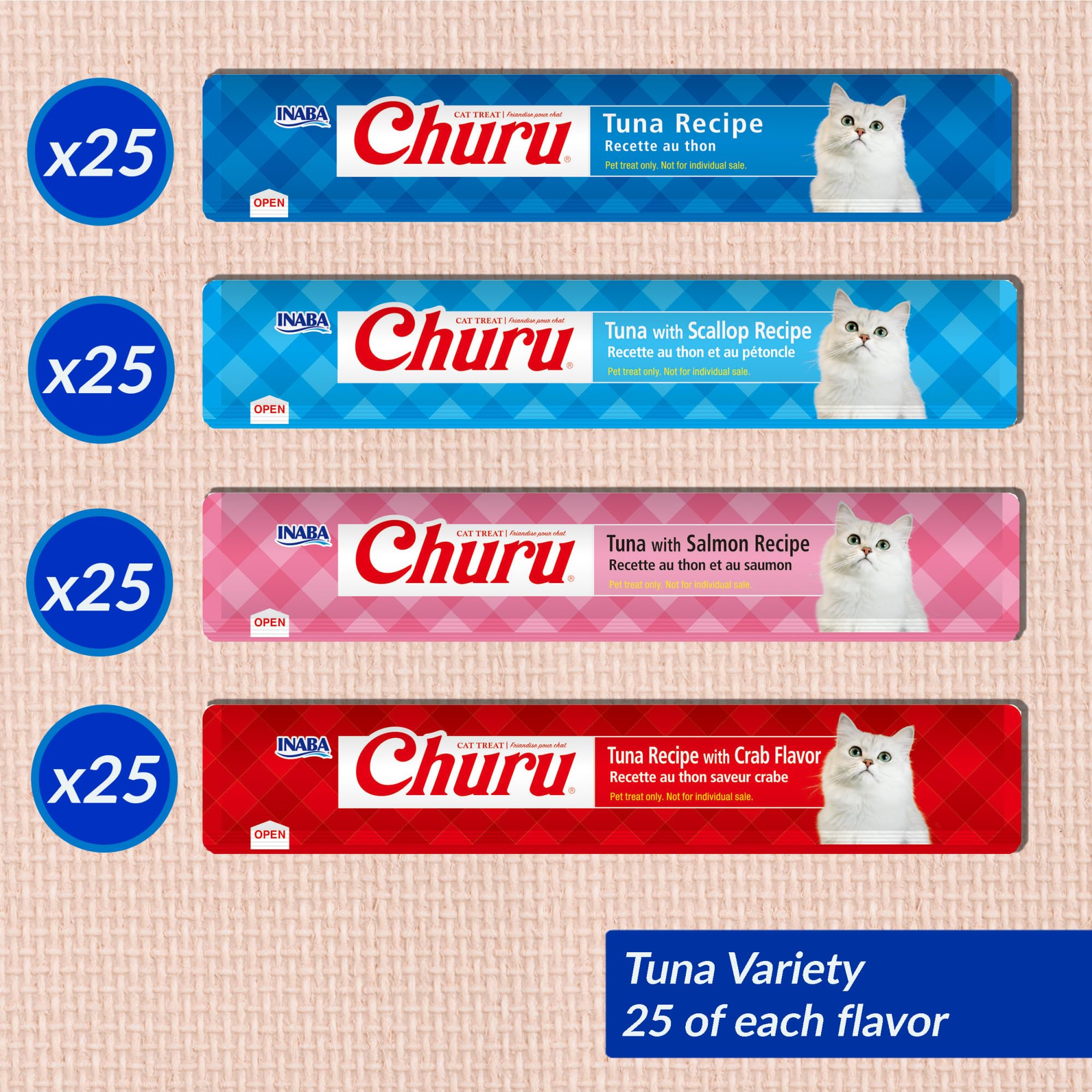INABA Churu atún, tubo para dar a mano y calmar al gato al instante.