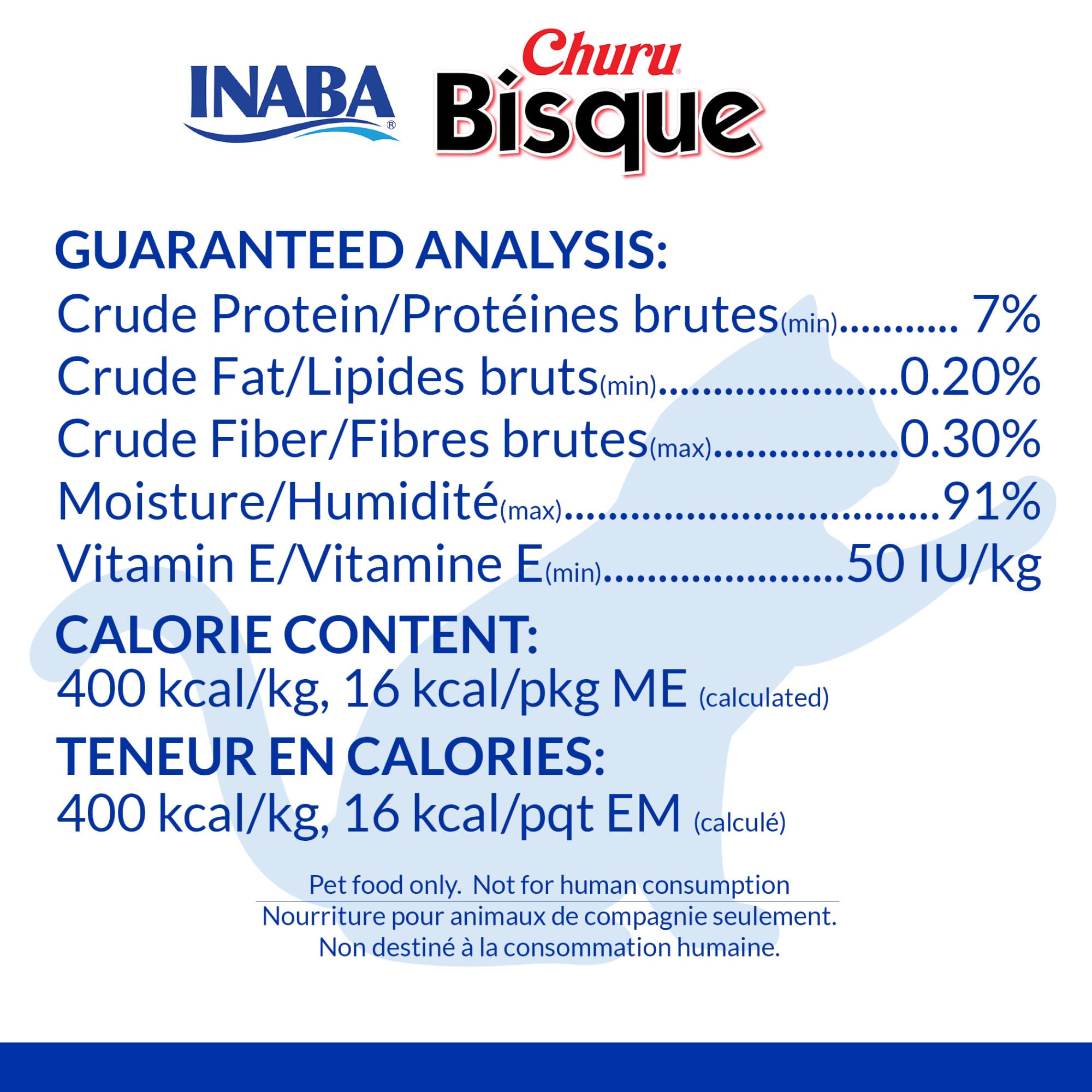 Guarnición hidratante de INABA Churu Bisque para gatos de todas las edades