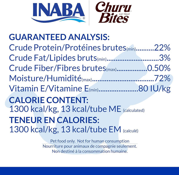 Variedad de sabores INABA Churu Bites para cada gusto