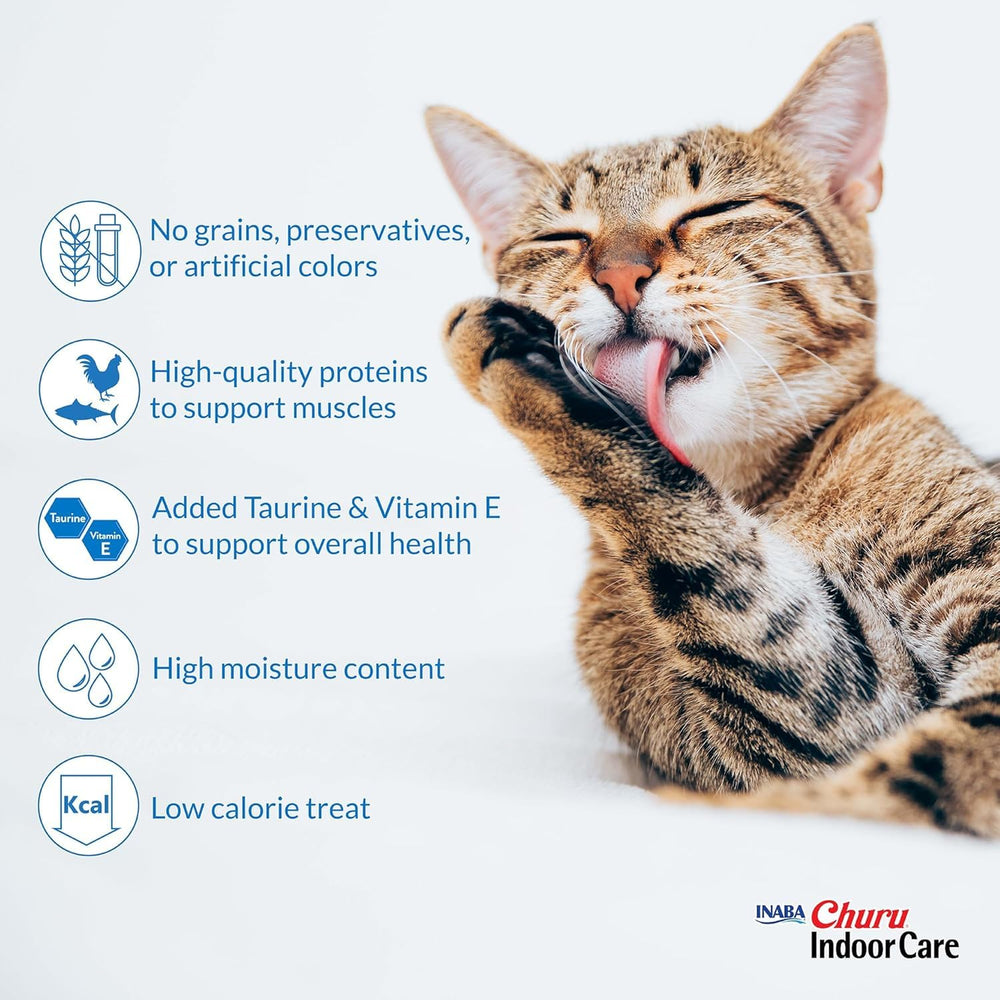INABA Churu ayuda a disimular medicación para gatos con sabor agradable.