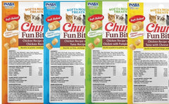 INABA Churu Fun Bites, porciones tetra, frescura y conveniencia tras cada comida.