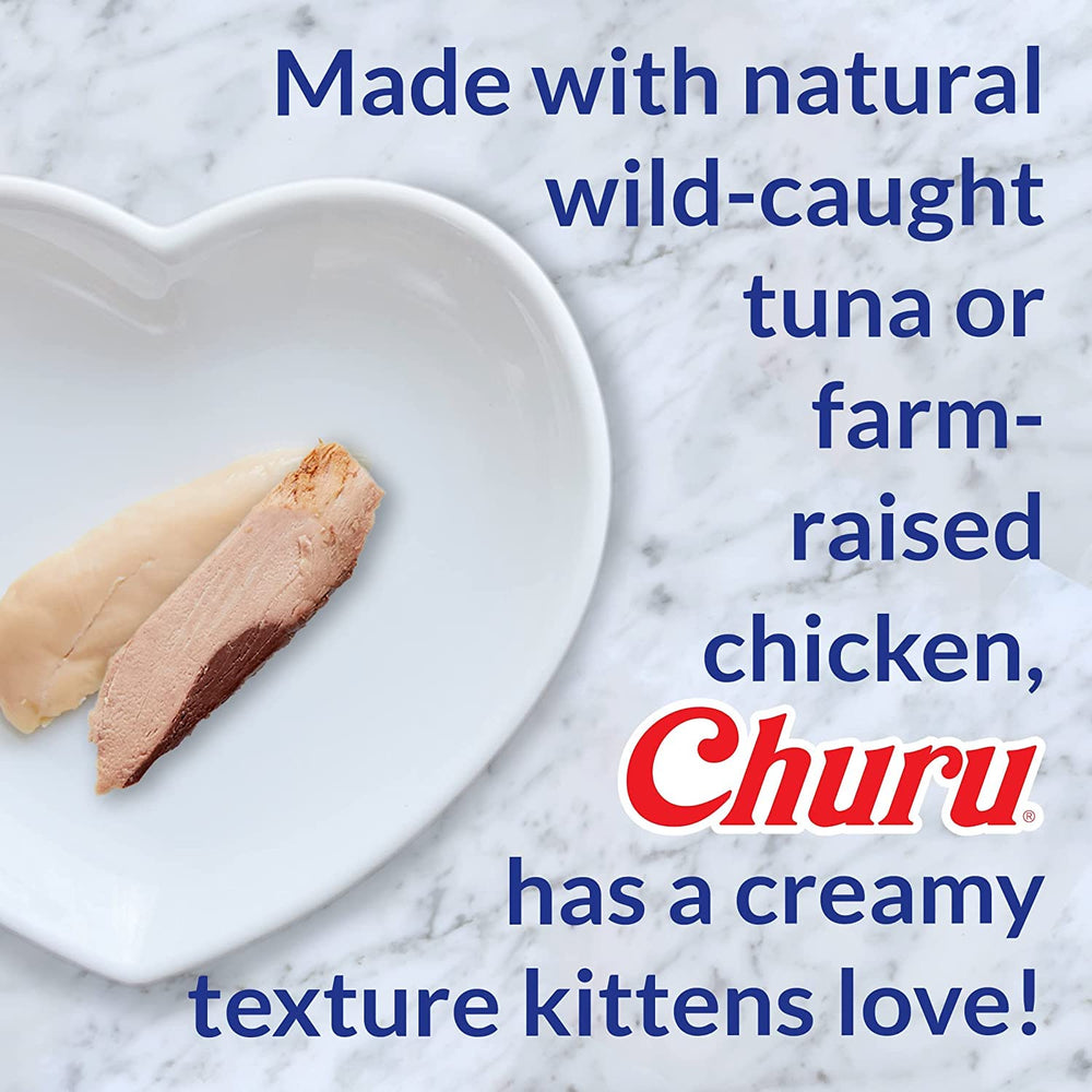 INABA Churu para gatitos puré de atún, uso como complemento para comida húmeda
