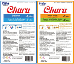 INABA Churu pollo, primer plano, textura cremosa para premiar gatos