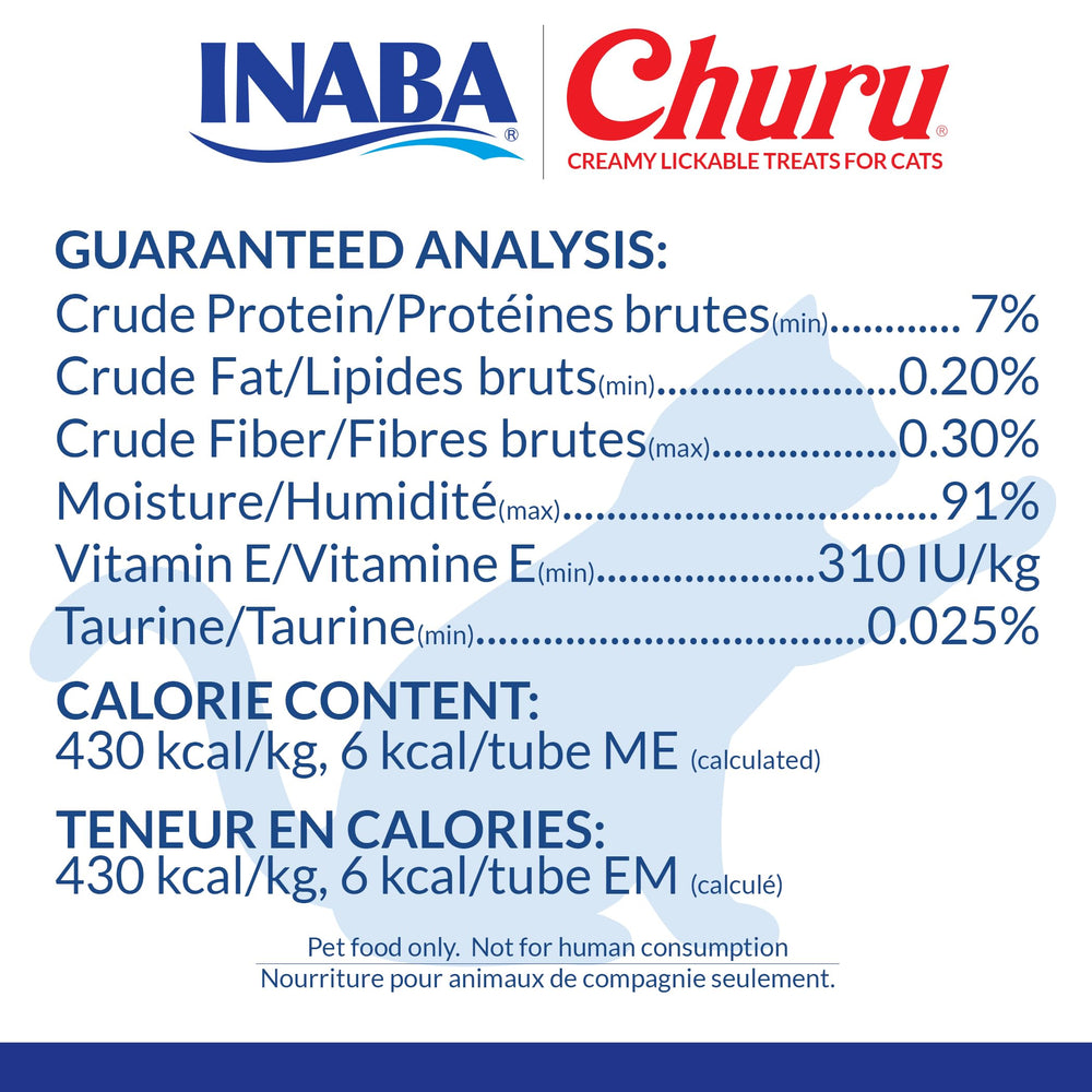 INABA Churu puré cremoso sin granos, ideal como cobertura