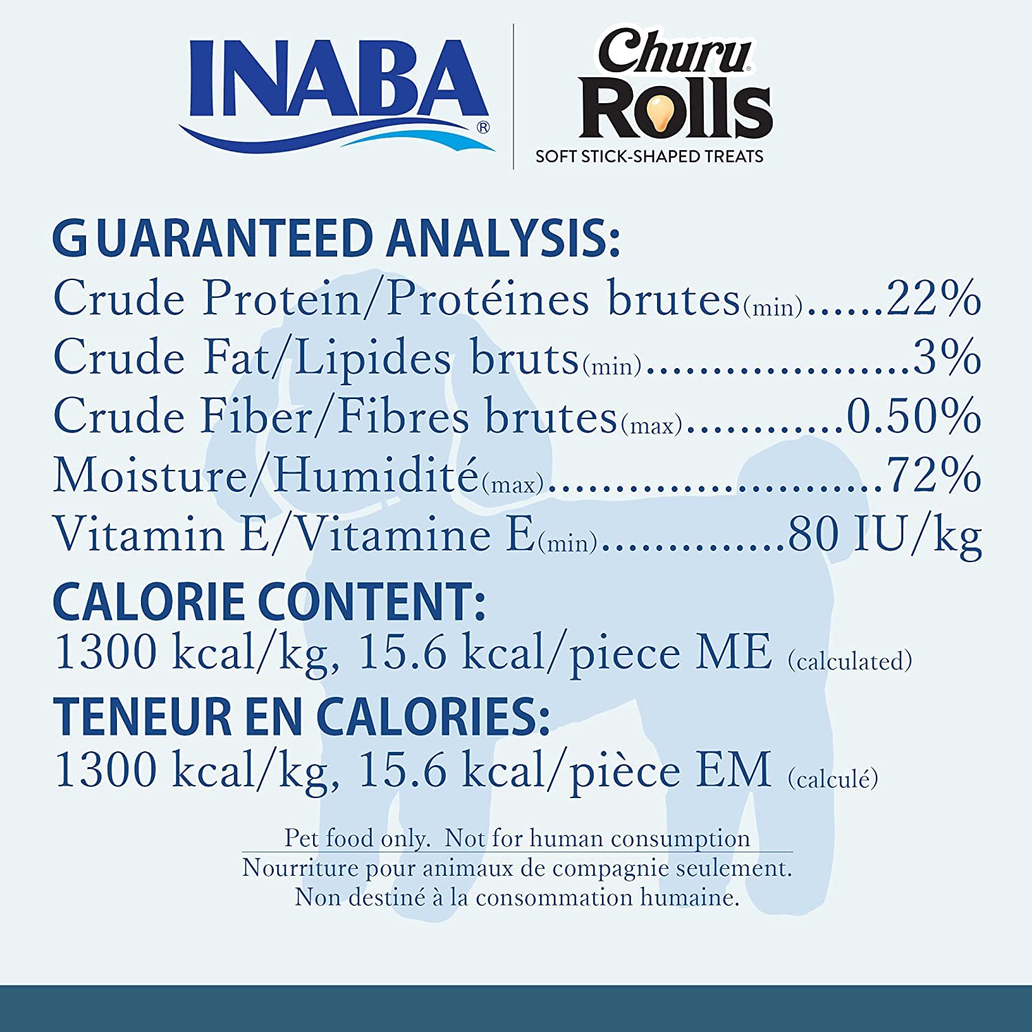 INABA Churu Rolls con 72% humedad para hidratación diaria.