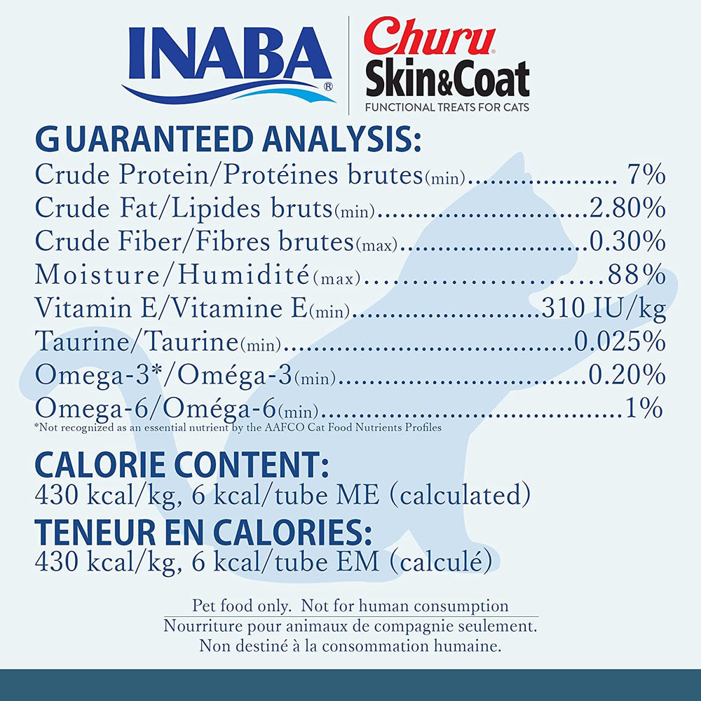 INABA Churu puré de té verde con nutrientes naturales.
