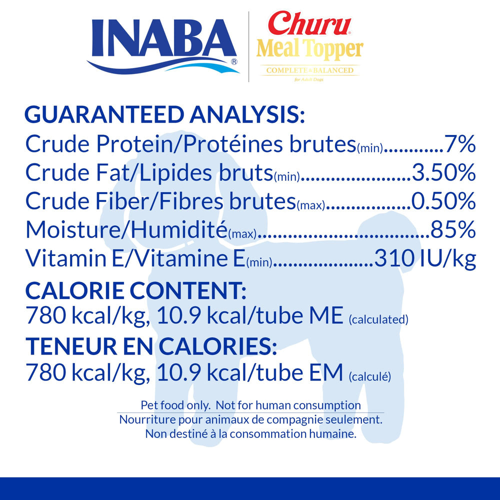 INABA Churu Topper se mezcla con croquetas para dar variedad diaria
