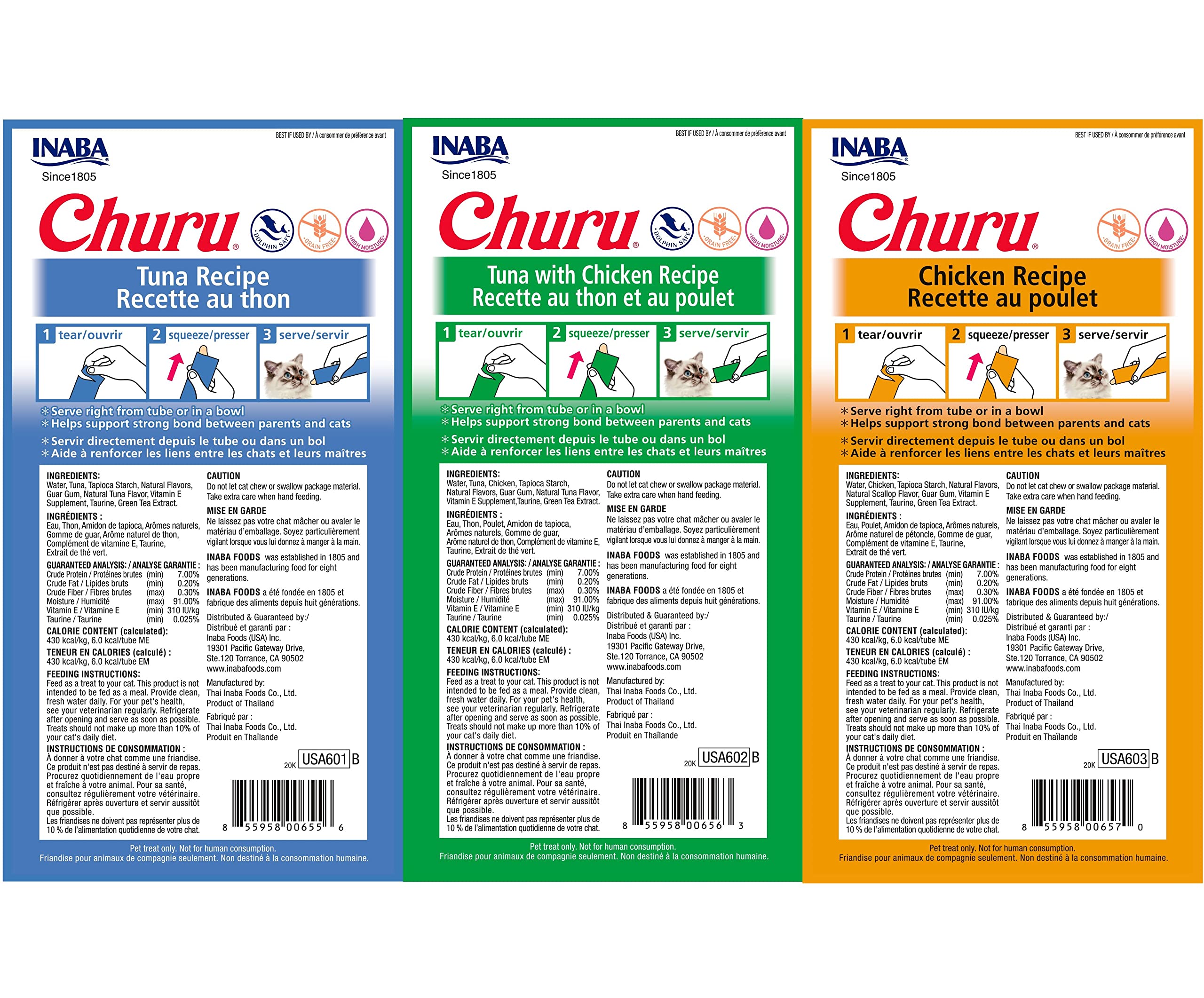 Inaba Churu tubo para alimentar a mano y fomentar interacción