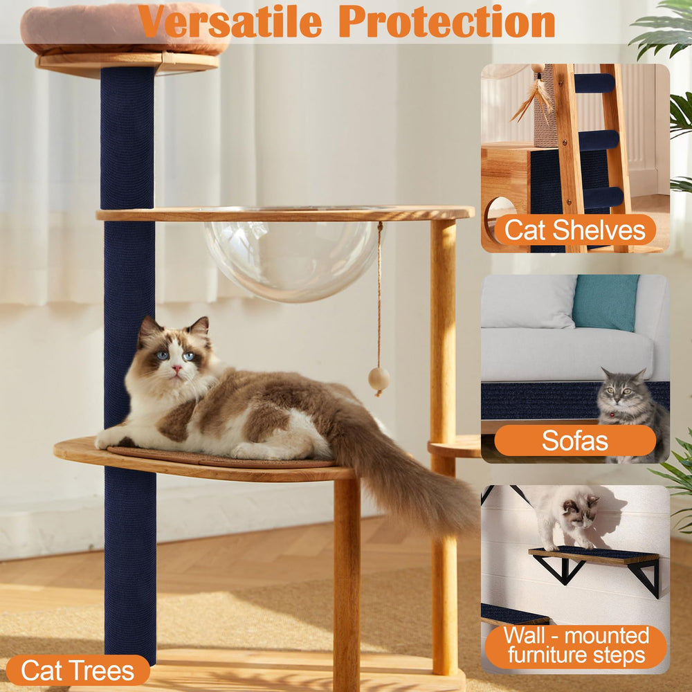 Inchoco protege muebles y estructuras para gatos durante trepa y exploración.