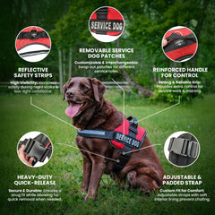 Industrial Puppy chaleco con cierre rápido facilita ponérselo sin esfuerzo.